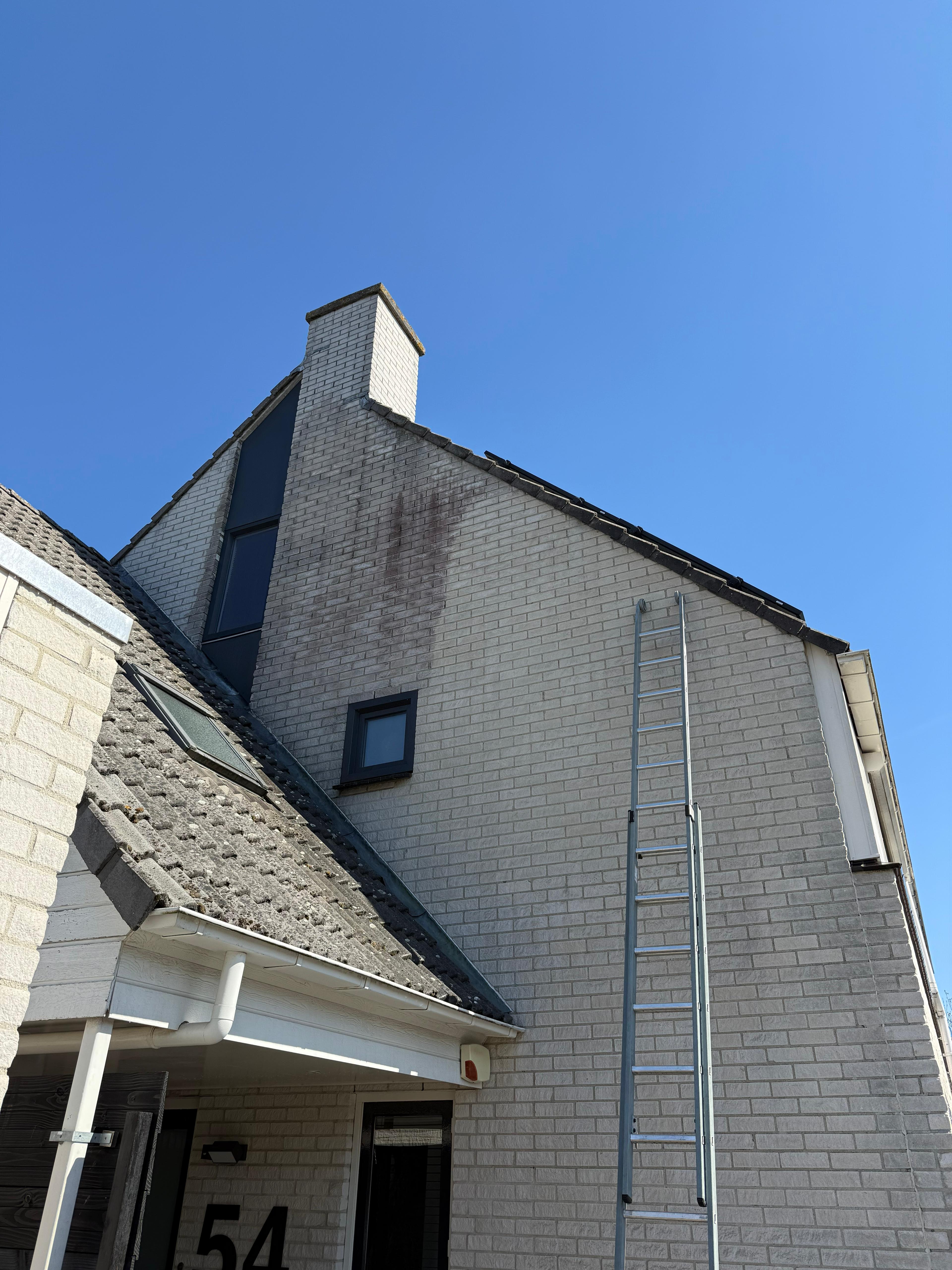 Voorbeeld gevel impregneren